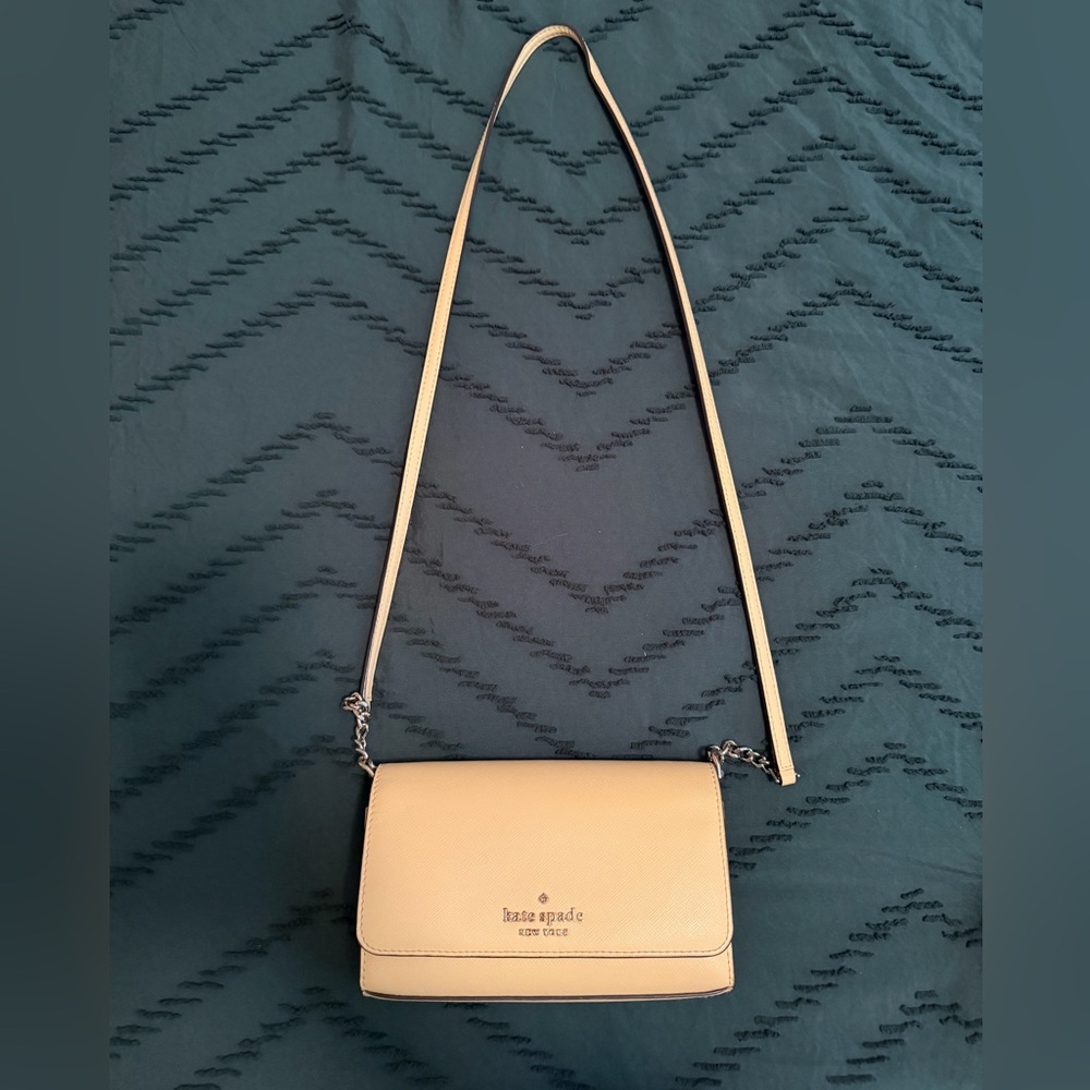 Kate Spade Pale Yellow Cross Body Bag